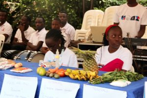 Nutritionist Brenda Kahwa and Sister Shakirah, who is in charge of cleft lip and palate patients, during the World Smile Day celebrations at St. Joseph’s Hospital Wakiso.