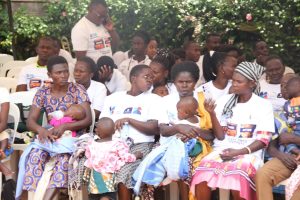 Some of the patients, beneficiaries and parents of babies born with cleft lip and palate in attendance.